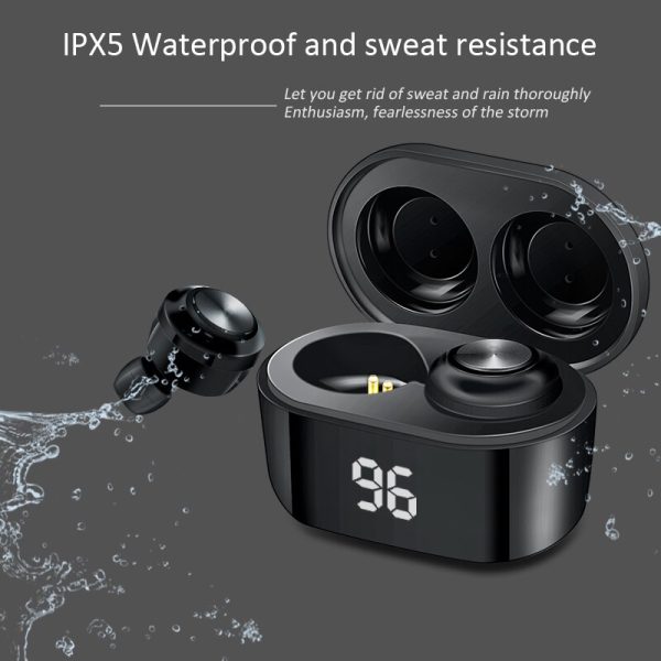 NBL TWS 5.0 Bluetooth Earphone Wireless Headphone IPX4 Waterproof  Stereoe Earbuds Micophone Headest Mini 300mAh Gaming earphone - Image 4