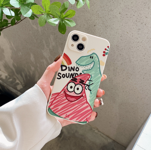 Phone Case Apple New Silicone Soft Couple Personalized and Creative Application - Image 2