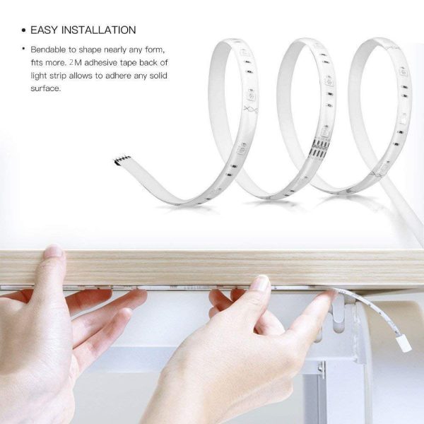 Yeelight RGB LED 2M Smart Light Strip Smart Home for Mi Home APP WiFi Works with Alexa Google Home Assistant 16 Million Colorful - Image 3