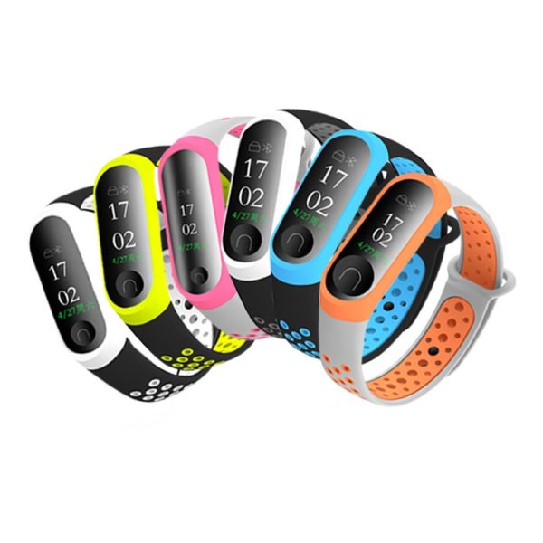 Newest Millet Silica Bracelet 3 4 Wristband Smart Sports Bracelet Replacement For Xiaomi Mi band 3 4 Wristband Fitness Watch - Image 4