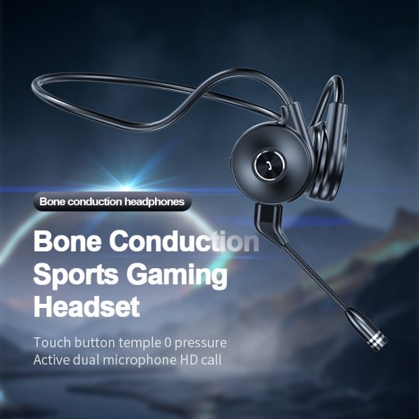 M1 Bone Conduction Bluetooth Headset New True Stereo Pair Ears With Marks For Running Sports - Image 3