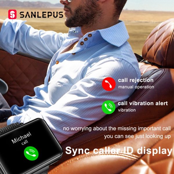 NEW SANLEPUS Smart Watch Men Women Smartwatch With Wireless Headphones Bluetooth Headphones Earbuds Sport Fitness Bracelet - Image 2