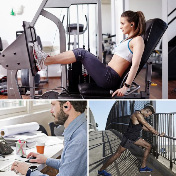 T89 TWS Wireless Bluetooth 5.0 Earphones Dual Stereo Headphone Heart Rate Monitor Sport Watch Headphone For IOS Android Phone - Image 6
