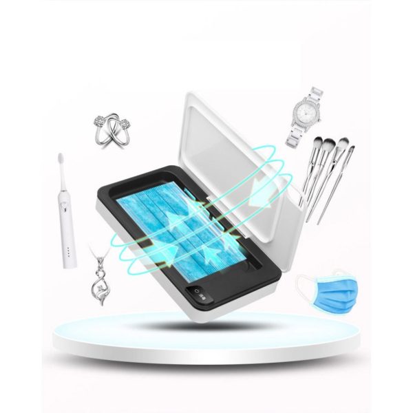 Portable Uv Sterilizer Box Mobile Phone Sanitizer Case For Phone Mice Toothbrush Mask Sterilization Box 1 Set - Image 3