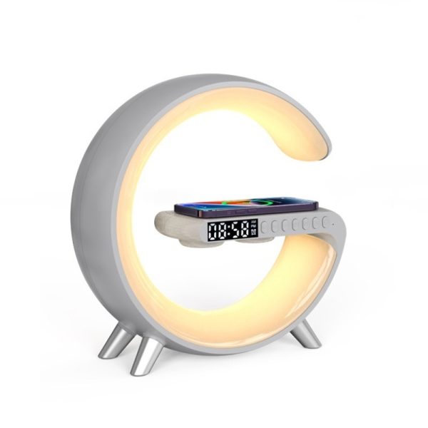 New Intelligent Bluetooth Speaker Projection Lamp Wireless Rechargeable Bedside Night Light Sunrise Wake-Up Lamp Polar Atmosphere Table Lamp - Image 7