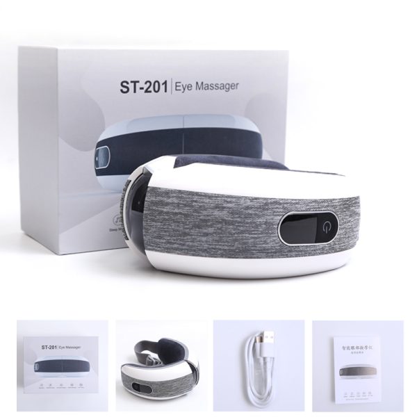 Charging Bluetooth Music Massager Hot Pack Eye Massager Electric  Anti-wrinkle Fatigue Breathable Cloth Massager Healthy Care - Image 8