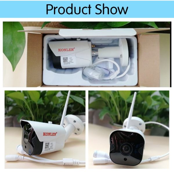 KONLEN WIFI Tuya Smart Life 1080P HD 2MP IP Camera Security Outdoor Bullet Wireless Surveillance Google Home Alexa CCTV Video - Image 5