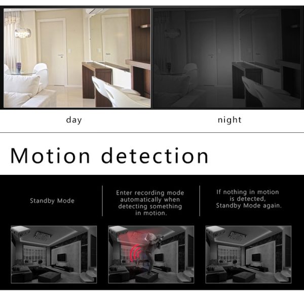 Mini Camera Full HD 1080P Home Security Camcorder Night Vision Micro Secret Cam Motion Detection Video Voice Recorder - Image 3