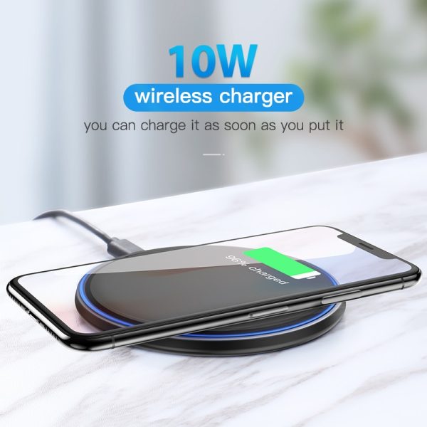 10W Qi Wireless Charger For iPhone X/XS Max XR 8 Plus Mirror Wireless Charging Pad For Samsung S9 S10+ Note 9 8 - Image 5