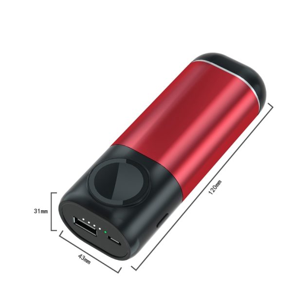 portable charger qi Wireless Charging For Apple Watch Power bank Wireless Charger 5200mah 3 in 1 headphone qi fast charging - Image 2