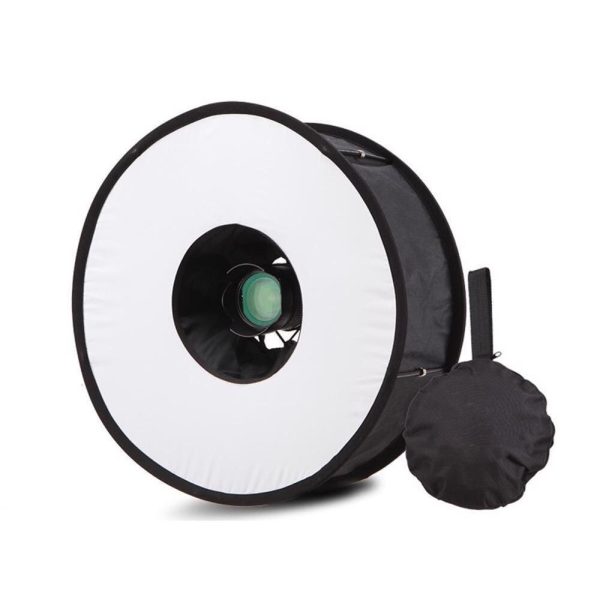 New Ring Softbox Flash Round Flash Softbox Foldable Soft Flash Diffuser Camera - Image 7