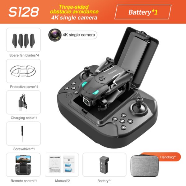 S128 Three-Sided Obstacle Avoidance Drone 4K Dual Camera HD Aerial Photography Quadcopter Mini Fixed Height Remote Control Aircraft - Image 8