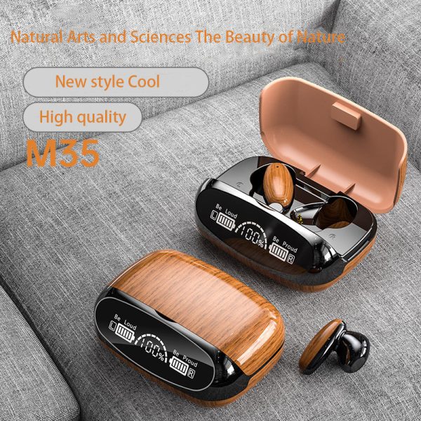 M10M30 Bluetooth Headset High-Capacity Wireless Private Model TWS New F9 Smiley Face Binaural 5.1 Noise Cancellation - Image 9