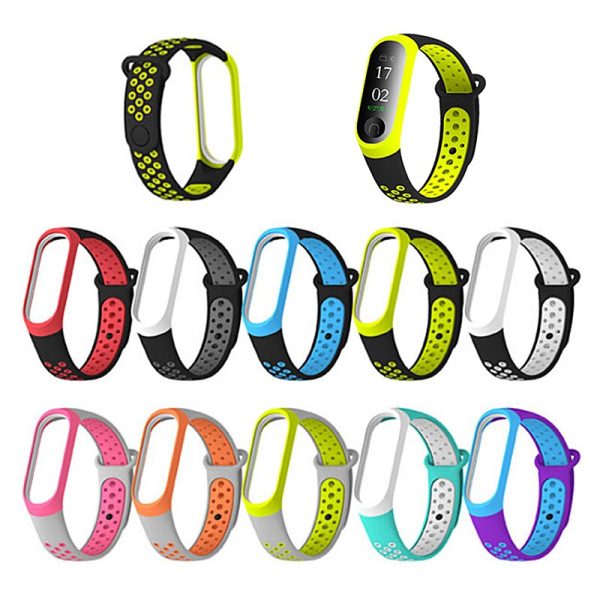 Newest Millet Silica Bracelet 3 4 Wristband Smart Sports Bracelet Replacement For Xiaomi Mi band 3 4 Wristband Fitness Watch - Image 2