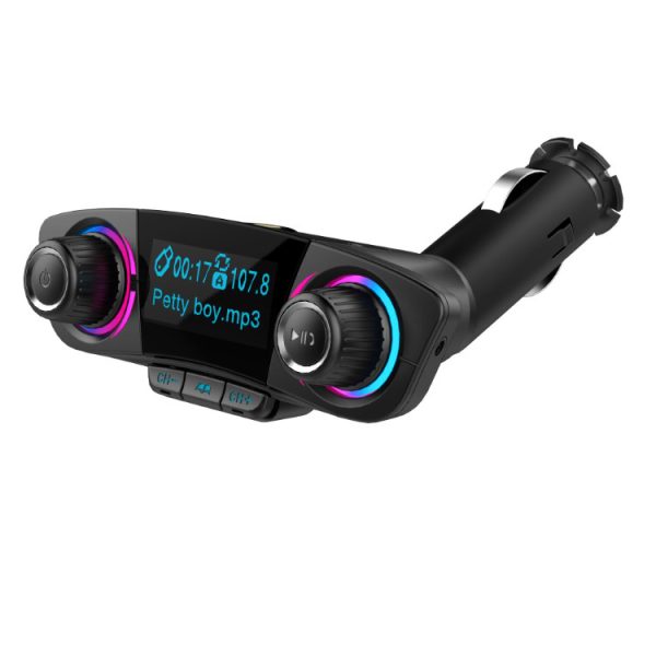 BT06 Car MP3 Bluetooth Player Car Charger Multi-Language Bluetooth Hands-Free FM Transmitter - Image 3