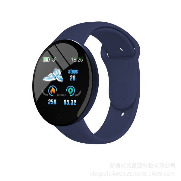 New D18S Macaron Heart Rate Exercise Step Meter Health Monitoring Eight Colors Custom Background Smart Bracelet - Image 2