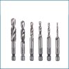 Hexagon Shank Composite Tap HSS Machine Tap Drilling Tap Chamfering Multifunctional Titanium Coated Spiral Tap Contain Cobalt - Image 4