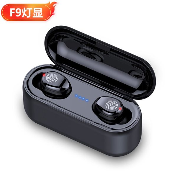 M10M30 Bluetooth Headset High-Capacity Wireless Private Model TWS New F9 Smiley Face Binaural 5.1 Noise Cancellation - Image 25