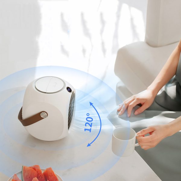 New Water-Cooled Mini Air-Conditioning Fan Portable Portable Refrigeration Shaking Head Fan Desktop Spray Small Air Cooler - Image 3