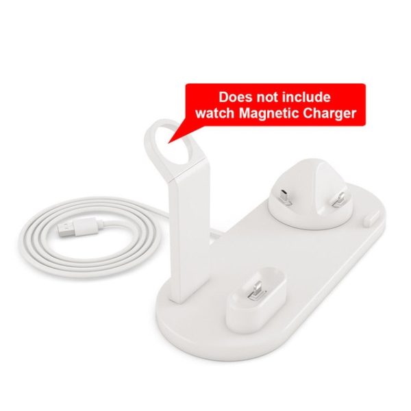4 in 1 Wireless Charging Dock Station For Apple Watch iPhone X XS XR MAX 11 Pro 8 Airpods 10W Qi Fast Charger Stand Holder - Image 8