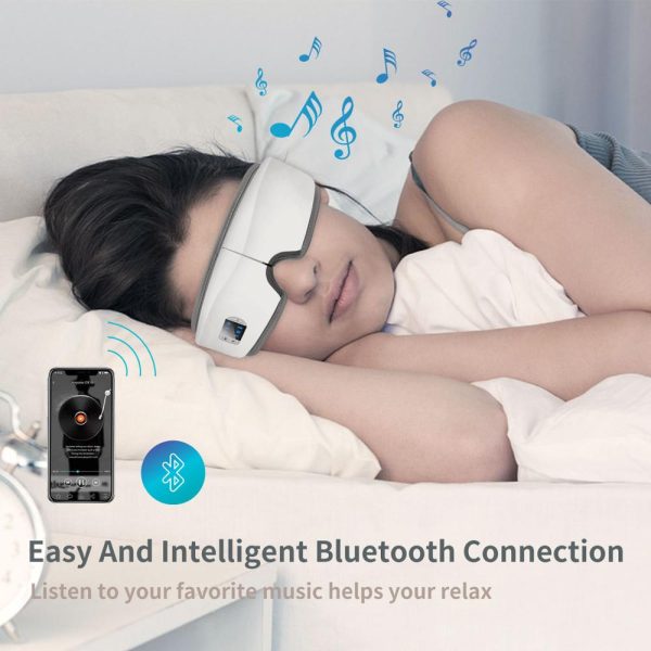 4D Smart Airbag Vibration Eye Massager Eye Care Instrumen Heating Bluetooth Music Relieves Fatigue And Dark Circles - Image 4