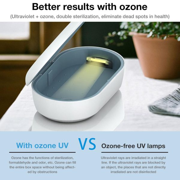 UV Light Phone Sterilizer Box 15W Mobile Phone Wireless Charging Cleaner Sterilizer Multi-function Ultraviolet Disinfection Box - Image 4
