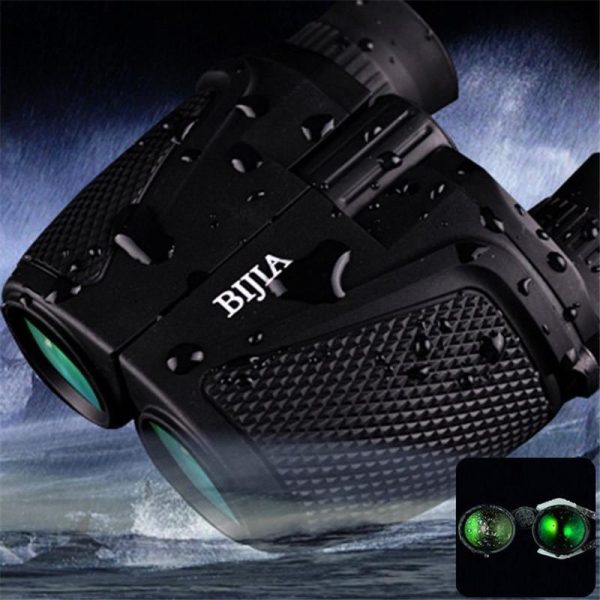 BIJIA Binoculars Porro BK4 Prism Binoculars Waterproof 12 x 25 HD Night Vision Binoculars 83m / 1000m Ultra-clear Telescopes - Image 2