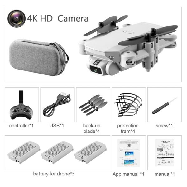 Pocket Dron 4k Quadcopter Foldable Toys for Children 5.0MP/4K HD Camera FPV WiFi Mini Drone LS-MIN Kids Toys Profissional Drones - Image 15