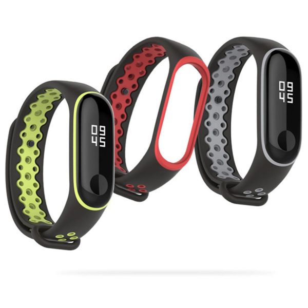 New Fashion Wild Bracelet Sports Version Fashion Anti-lost Two-color Replacement Strap For Millet Bracelet 3 Wristband - Image 2