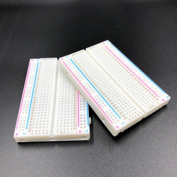 High Quality Breadboard 400-Hole Breadboard Electronic Test Board Solderless Breadboard Splicable Solderless Breadboard Test Circuit Board Experiment Board With Jumpers - Image 5