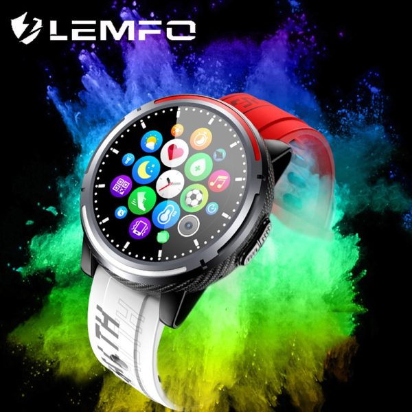 LEMFO New Smart Watch Men Bluetooth Call Heart Rate Blood Pressure Monitor Full Screen Touch IP67 Waterproof Smart Watch 2020 - Image 2
