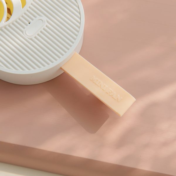 Ice Cream Shape Hanging Neck Small Fan Mini USB Handheld Mute Outdoor Convenient Fan Creative Gift - Image 4