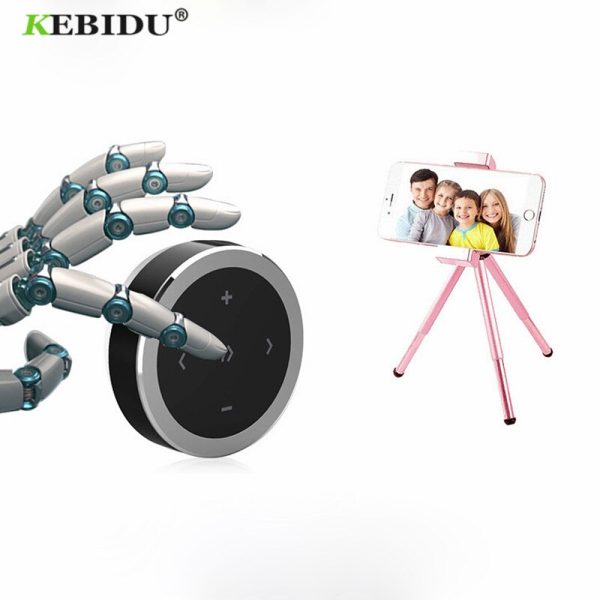 Kebidu Wireless Bluetooth Media Steering Wheel Remote Control mp3 Music Play for Android IOS Smartphone Control Car Kit Styling - Image 2