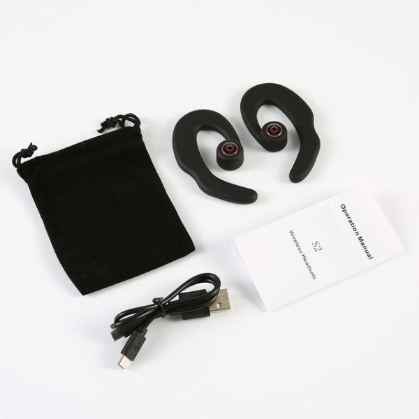 S2 Bluetooth Headphone Wireless Headset Bone Conduction Hook Earphone Sports earpiece With Mic for phone Music - Image 11
