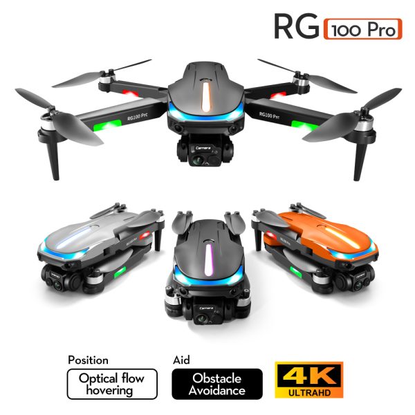New UAV RG100PRO-Sided Obstacle Avoidance Four Axis Aircraft Brushless Motor 4K HD Aerial Photography Optical Flow RC Drone - Image 12