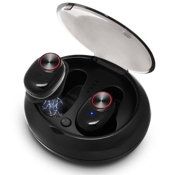 V5 TWS Bluetooth Headset True Wireless Earbus with QI-Enabled Wireless Charging Case IPX6 Waterproof Long Lasting 20 - Image 3