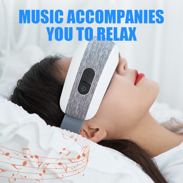 Charging Bluetooth Music Massager Hot Pack Eye Massager Electric  Anti-wrinkle Fatigue Breathable Cloth Massager Healthy Care - Image 4