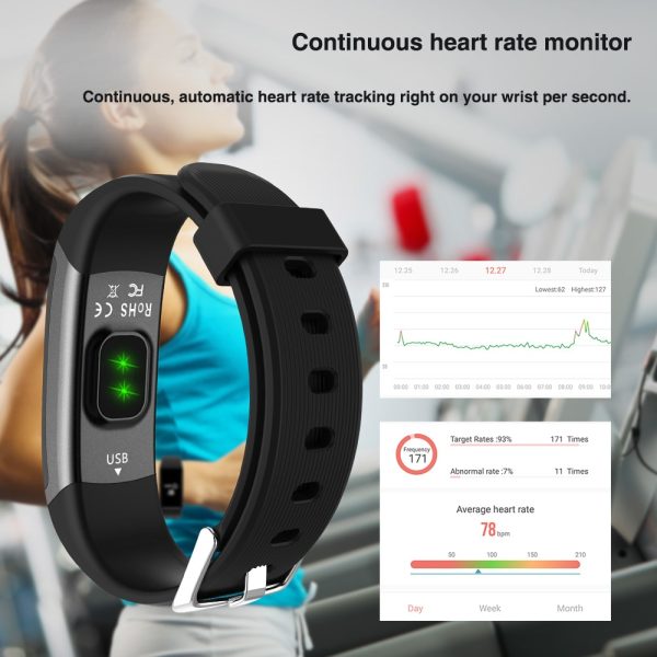 Sport Smart Watch GT101 Waterproof Color Screen Fitness Tracker Heart Rate Monitor Call Reminder Smartwatch Men Women - Image 3