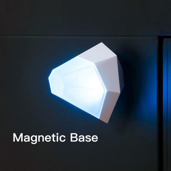 New Bedside Table Lamp Colorful Diamond Night Light Wireless Charger Multifunctional 2-In-1 Magnetic Atmosphere Lamp - Image 6