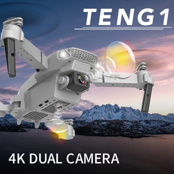 E88 Drone HD Camera Quadcopter Long Range Air Pressure Fixed Height Children's Remote Control Aircraft Drone - Image 3