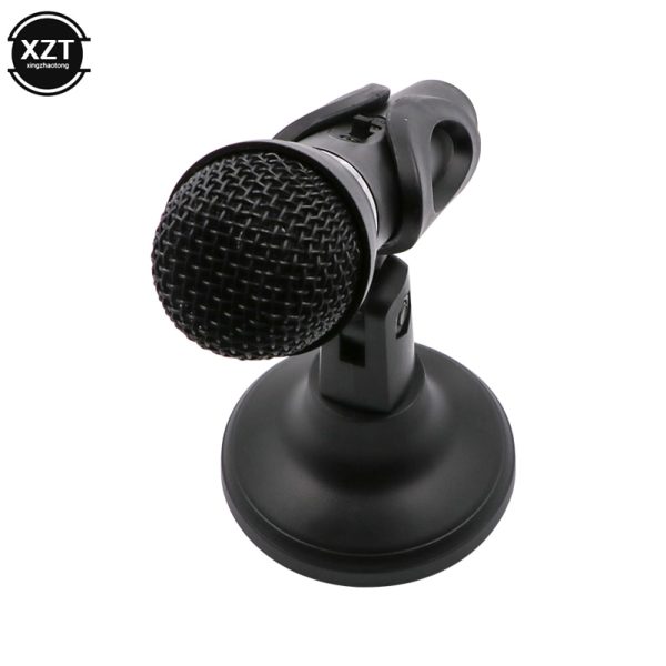 Condenser Microphone 3.5mm Plug Home Stereo MIC Desktop Stand for PC YouTube Video Skype Chatting Gaming Podcast Recording - Image 3