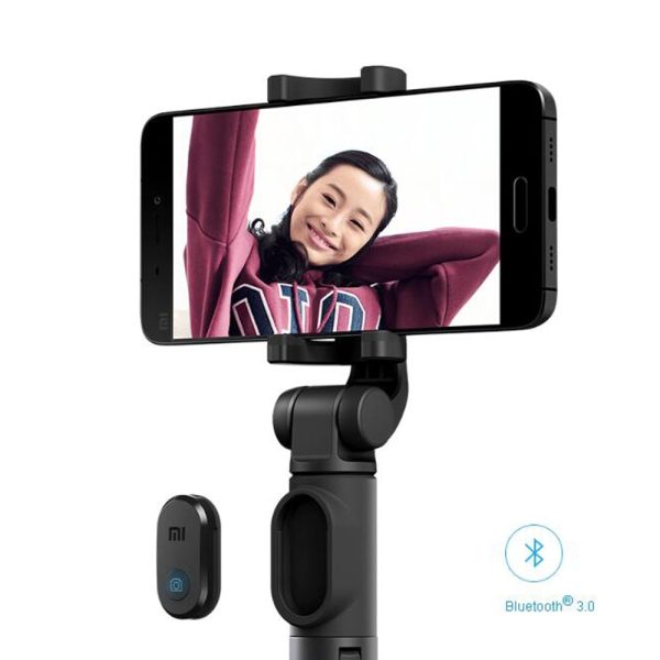 Original Xiaomi Foldable Tripod Monopod Selfie Stick Bluetooth With Wireless Button Shutter Selfie Stick For iOS/Android/Xiaomi - Image 5