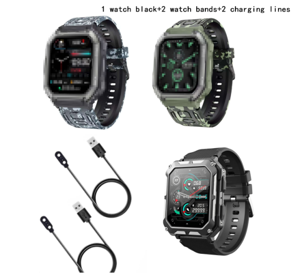 Smart watch+strap+data cable combination - Image 3