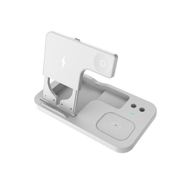 15W Fast Charge 4 In 1 QI Wireless Charger Dock Station For iPhone 11 12 Pro MAX Apple Watch Airpods Pro Charging Stand - Image 7