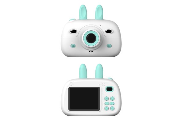 New Children's Camera Rabbit Ears Cartoon Mini Small SLR HD Screen Dual Lens Digital Camera Gift For Children - Image 7