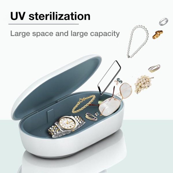 UV Light Phone Sterilizer Box 15W Mobile Phone Wireless Charging Cleaner Sterilizer Multi-function Ultraviolet Disinfection Box - Image 6