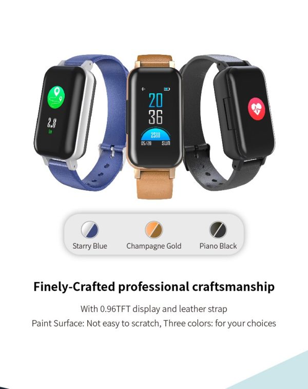 T89 TWS Wireless Bluetooth 5.0 Earphones Dual Stereo Headphone Heart Rate Monitor Sport Watch Headphone For IOS Android Phone - Image 5