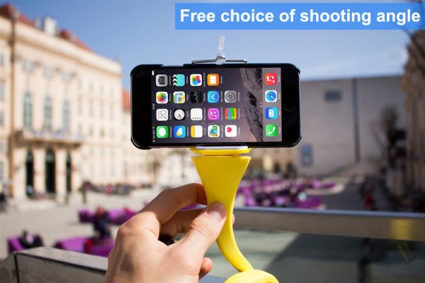 Flexible selfie stick monopod wireless Bluetooth tripod monkey holder for GoPro iPhone camera phone car bicycle universal - Image 5