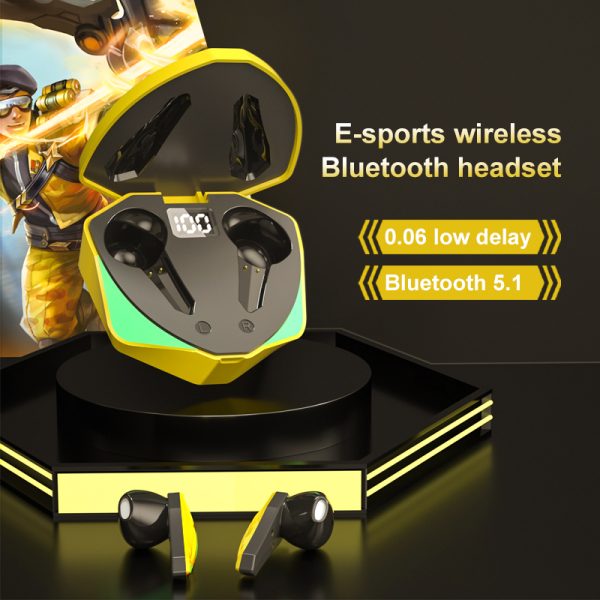 Wireless Bluetooth Headset Gaming Gaming Long Battery Life Sports Not In-Ear True Wireless Binaural Headset - Image 3