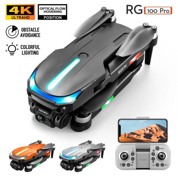 New UAV RG100PRO-Sided Obstacle Avoidance Four Axis Aircraft Brushless Motor 4K HD Aerial Photography Optical Flow RC Drone - Image 6